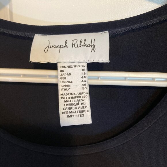 Joseph Ribkoff Navy Blue Top, Size 16 - Picture 2 of 4
